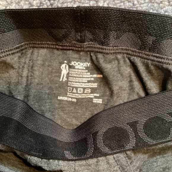 Jockey sport, small, compression boxers,grey - Picture 3 of 4